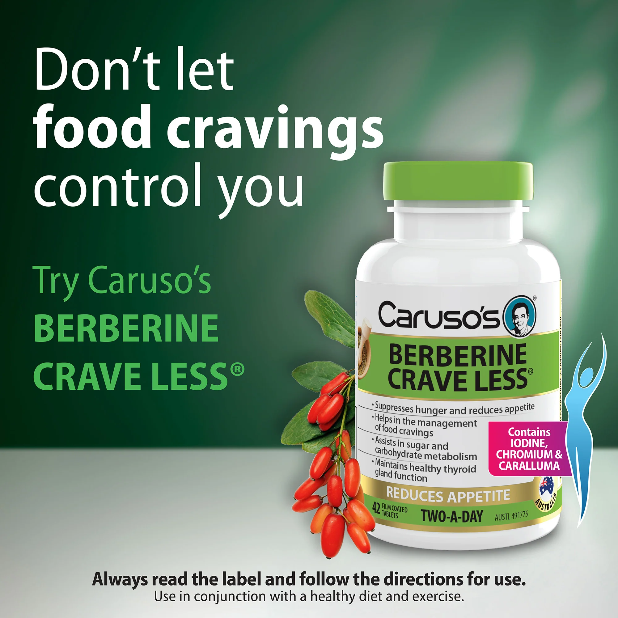 Caruso's Berberine Crave Less&reg; - Image 2