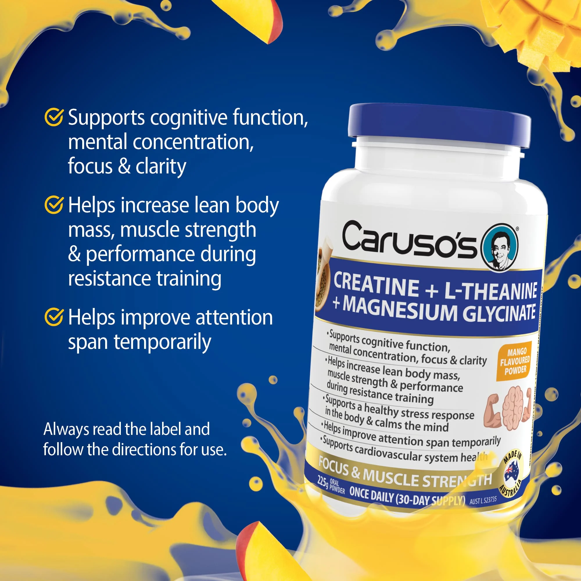 Caruso's Creatine + L-Theanine + Magnesium Glycinate - Image 3