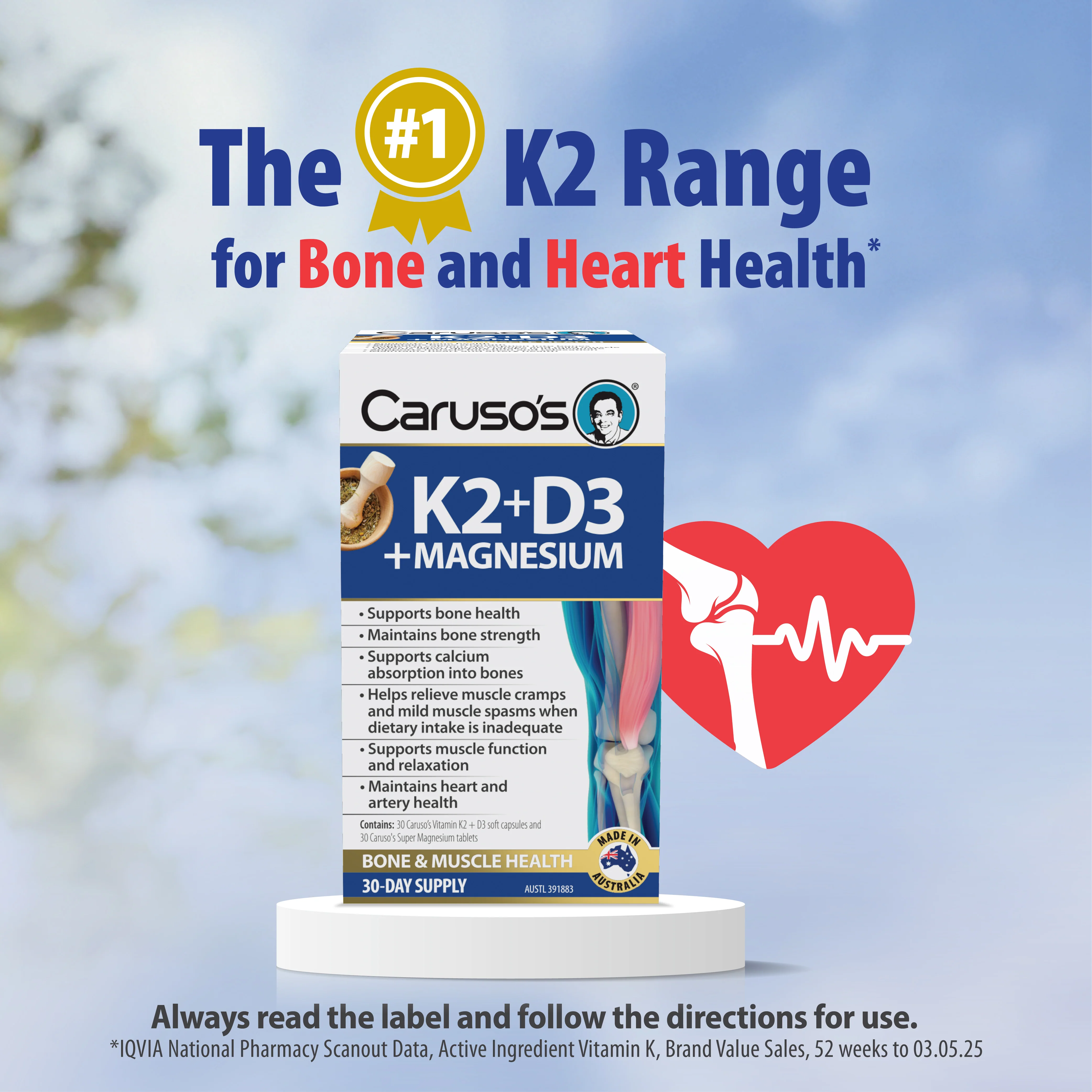 Caruso's K2+D3+MAGNESIUM - Image 2